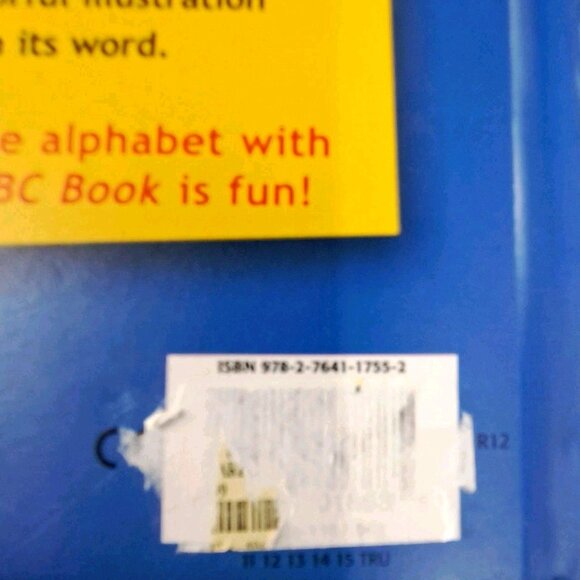 My First ABC Book Alphabet Fun Hard Cover Board Book - Picture 3 of 5